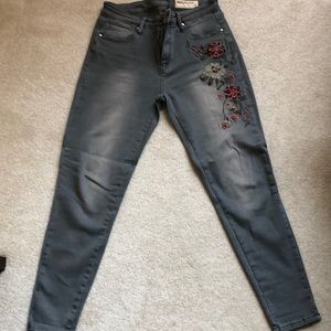 Wishlist embroidered jeans